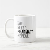 Eat Sleep Pharmacy Repat Koffiemok (Links)