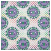 Eat Sleep Pickelball Herhalen Stof (Swatch)