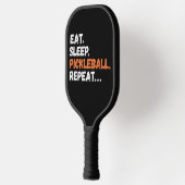 Eat Sleep Pickleball Herhalen Paddle (Links)