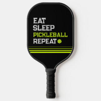 Eat Sleep Pickleball Repeat Funny  Paddle