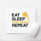 Eat Sleep Pickleball Repo Player Funny Muismat (Met muis)