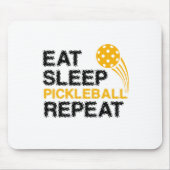 Eat Sleep Pickleball Repo Player Funny Muismat (Voorkant)