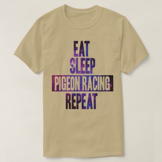 Eat sleep Pigeon Racing 1 T-shirt (Design voorkant)