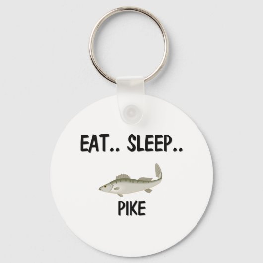 Eat Sleep PIKE Sleutelhanger (Voorkant)