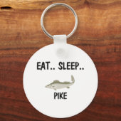 Eat Sleep PIKE Sleutelhanger (Voorkant)