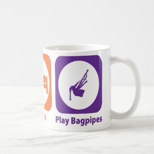 Eat Sleep Play Bagpipes Koffiemok