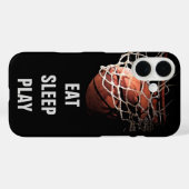 Eat Sleep Play Basketball Case-Mate iPhone Case (Achterkant (horizontaal))