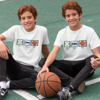 Eat Sleep Play Basketball Funny Sports Kinder