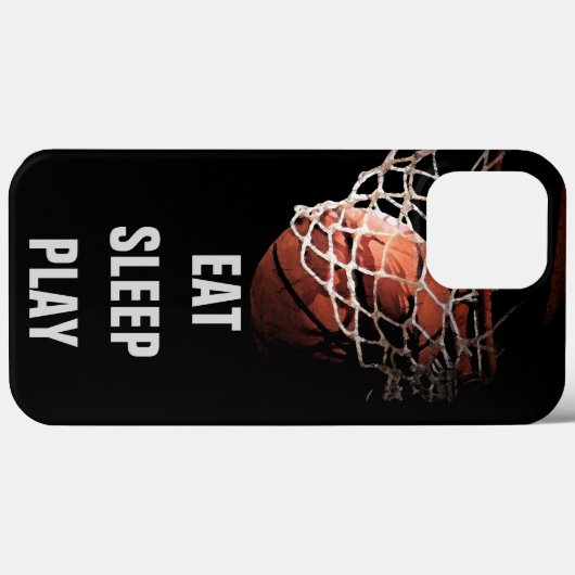 Eat Sleep Play Basketball iPhone Case-Mate iPhone Case (Achterkant (horizontaal))