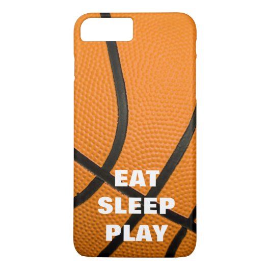 Eat Sleep Play Basketball Motivatie Case-Mate iPhone Case (Achterkant)
