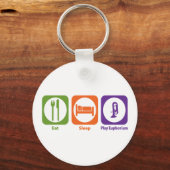 Eat Sleep Play Euphonium Sleutelhanger (Voorkant)