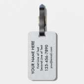 Eat Sleep Play Hockey Bagagelabel (Achterkant verticaal)