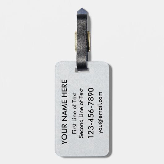 Eat Sleep Play Hockey  Bagagelabel (Achterkant verticaal)