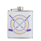 Eat Sleep Play Hockey Heupfles (Voorkant)