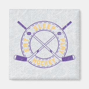 Eat Sleep Play Hockey Magneet