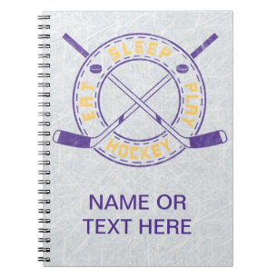 Eat Sleep Play Hockey Notitieboek