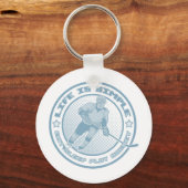 Eat Sleep Play Hockey Sleutelhanger (Voorkant)