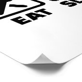 Eat Sleep Play Ping Pong Poster (Hoek)