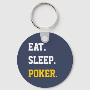 Eat Sleep play poker Sleutelhanger