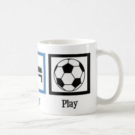Eat Sleep Play Soccer Koffiemok