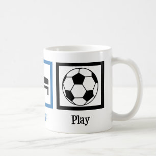 Eat Sleep Play Soccer Koffiemok