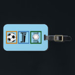 Eat Sleep Play Soccer Sports Bagagelabel<br><div class="desc">Voetbal is het leven. Eat Sleep en Play Soccer gift voor een futbol coach of ster soccer player. Een voetbalmam en goalie zouden ook van dit leuke voetbalcadeau houden.</div>