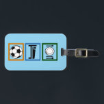 Eat Sleep Play Soccer Sports Bagagelabel<br><div class="desc">Voetbal is het leven. Eat Sleep en Play Soccer gift voor een futbol coach of ster soccer player. Een voetbalmam en goalie zouden ook van dit leuke voetbalcadeau houden.</div>