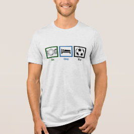 Eat Sleep Play Soccer Tri-Blend Shirt