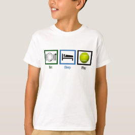 Eat Sleep Play Tennis Kinder T-shirt