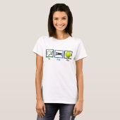 Eat Sleep Play Tennis T-shirt (Voorkant volledig)