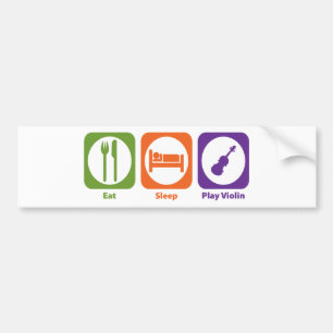 Eat Sleep Play Violin Bumpersticker