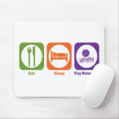Eat Sleep Play Water Polo Muismat (Met muis)