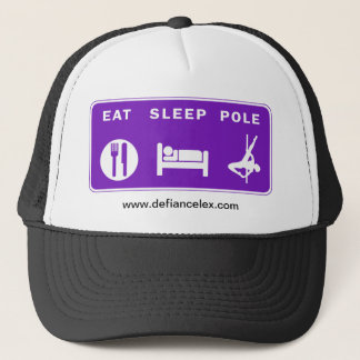 Eat Sleep Pole Trucker Hat Pet