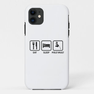 Eat Sleep Pole Vault iPhone 11 Hoesje