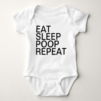 Eat Sleep Poop Herhalen Romper