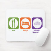 Eat Sleep Practice Neurology Muismat (Met muis)
