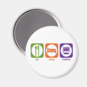 Eat Sleep Publish Magneet (Voorkant / Achterkant)