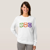 Eat Sleep Quilt T-shirt (Voorkant volledig)