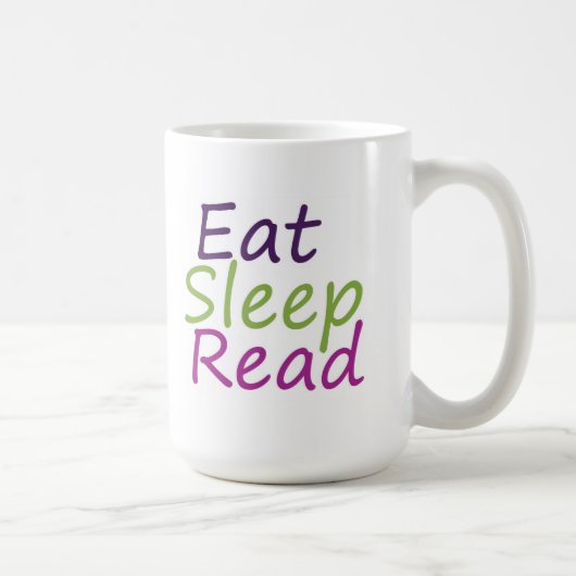 Eat Sleep Read Koffiemok (Rechts)