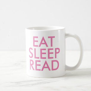 Eat Sleep Read mok Kute Book Lover Slogan Mok