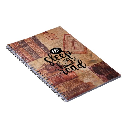 Eat Sleep Read Notitieboek (Rechterzijde)