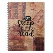 Eat Sleep Read Notitieboek (Voorkant)