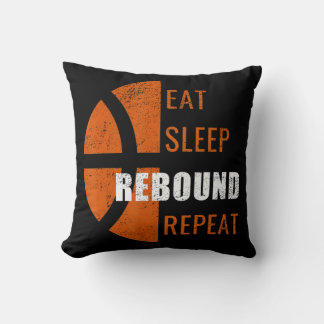 Eat Sleep Rebound Herhaal Fun Basketball Mannen Vr Kussen