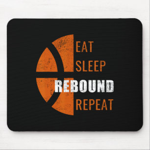 Eat Sleep Rebound Herhaal Fun Basketball Mannen Vr Muismat