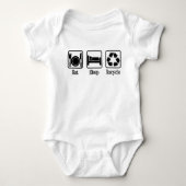 Eat Sleep Recyclen Romper (Voorkant)