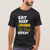 Eat Sleep Repat Release Prunts - Leraar - Pet - T-shirt (Voorkant)