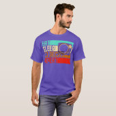 Eat Sleep Repeat DJ Decks T-shirt (Voorkant volledig)
