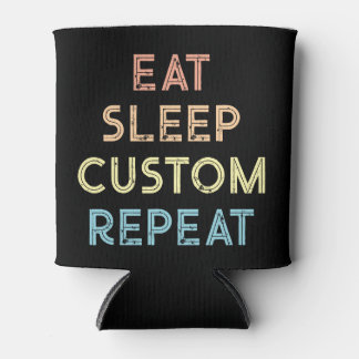 Eat Sleep Repeat Personalized Gift  Blikjeskoeler