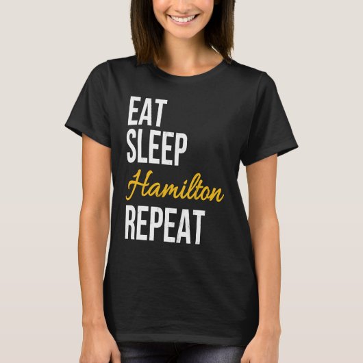 Eat Sleep Repeteren Alexander Hamilton Repat T-shirt (Voorkant)