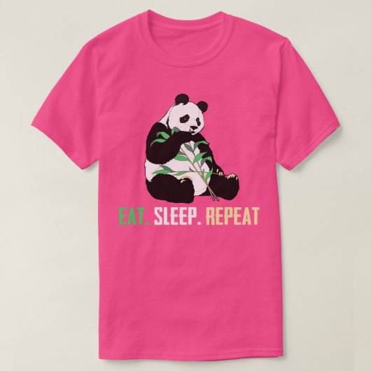 Eat Sleep Repeteren T-shirt (Design voorkant)